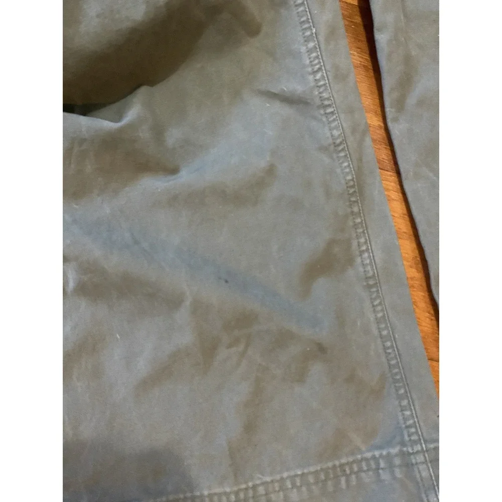 The North Face Olive Green Convertible Hiking Pants Size XL Canvas Rugged Nice‎